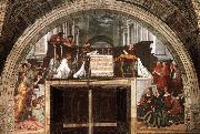 RAFFAELLO Sanzio The Mass at Bolsena china oil painting reproduction